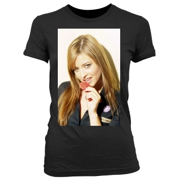 Holly Valance Women's Junior Cut Crewneck T-Shirt