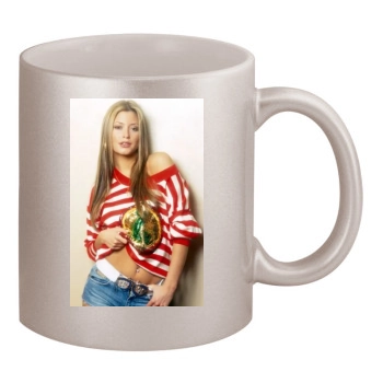 Holly Valance 11oz Metallic Silver Mug