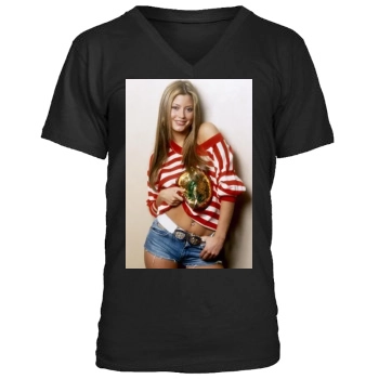 Holly Valance Men's V-Neck T-Shirt