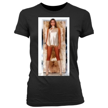 Holly Valance Women's Junior Cut Crewneck T-Shirt