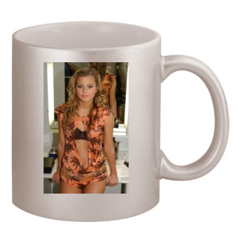 Holly Valance 11oz Metallic Silver Mug