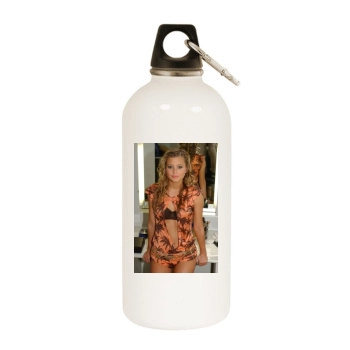 Holly Valance White Water Bottle With Carabiner