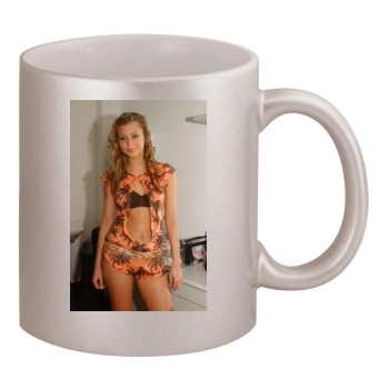 Holly Valance 11oz Metallic Silver Mug