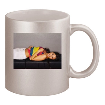 Holly Valance 11oz Metallic Silver Mug