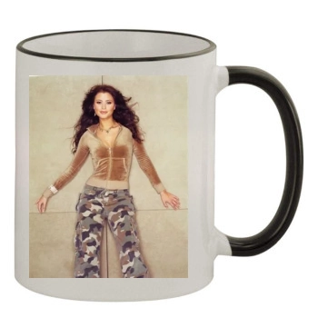 Holly Valance 11oz Colored Rim & Handle Mug