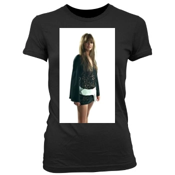 Holly Valance Women's Junior Cut Crewneck T-Shirt