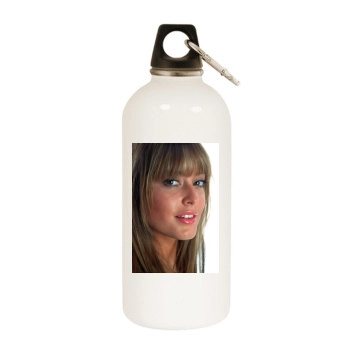 Holly Valance White Water Bottle With Carabiner