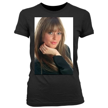 Holly Valance Women's Junior Cut Crewneck T-Shirt