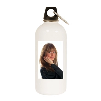 Holly Valance White Water Bottle With Carabiner