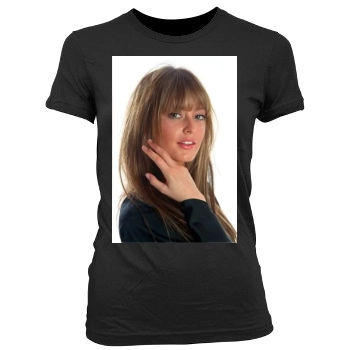 Holly Valance Women's Junior Cut Crewneck T-Shirt