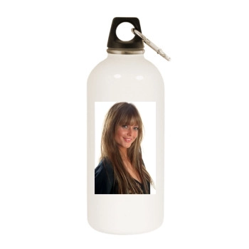 Holly Valance White Water Bottle With Carabiner