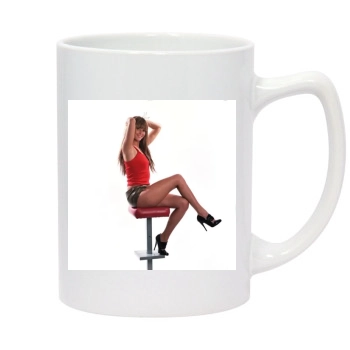 Holly Valance 14oz White Statesman Mug