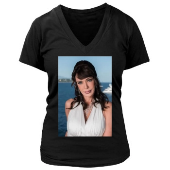 Hunter Tylo Women's Deep V-Neck TShirt