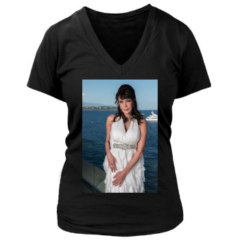 Hunter Tylo Women's Deep V-Neck TShirt