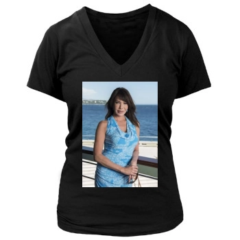 Hunter Tylo Women's Deep V-Neck TShirt