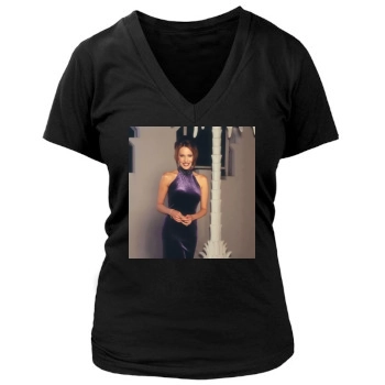 Hunter Tylo Women's Deep V-Neck TShirt