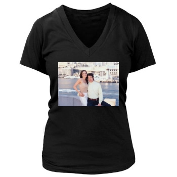 Hunter Tylo Women's Deep V-Neck TShirt