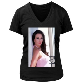 Hunter Tylo Women's Deep V-Neck TShirt