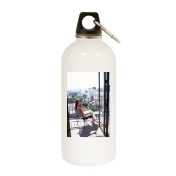 Hunter Tylo White Water Bottle With Carabiner