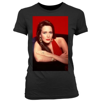 Hunter Tylo Women's Junior Cut Crewneck T-Shirt