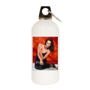 Hunter Tylo White Water Bottle With Carabiner