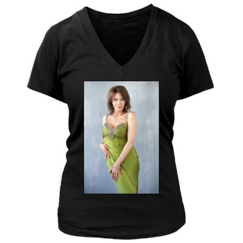 Hunter Tylo Women's Deep V-Neck TShirt