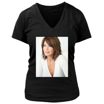 Hunter Tylo Women's Deep V-Neck TShirt