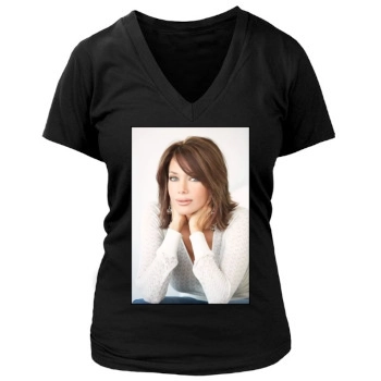 Hunter Tylo Women's Deep V-Neck TShirt