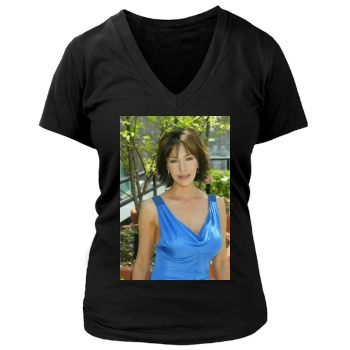 Hunter Tylo Women's Deep V-Neck TShirt