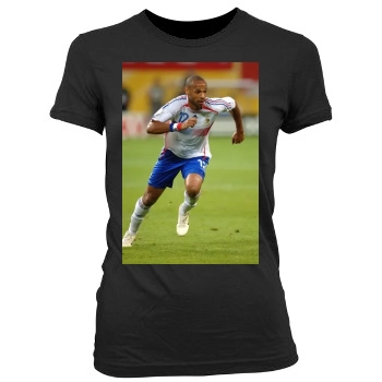 France National football team Women's Junior Cut Crewneck T-Shirt