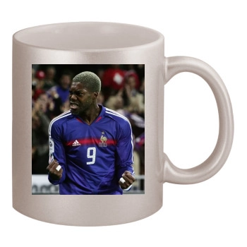 France National football team 11oz Metallic Silver Mug