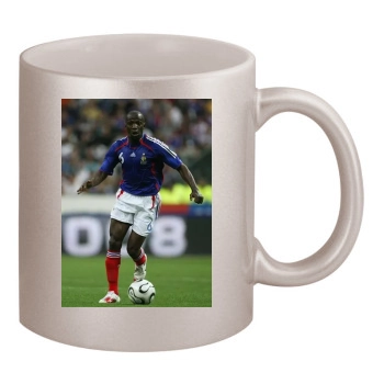 France National football team 11oz Metallic Silver Mug