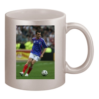 France National football team 11oz Metallic Silver Mug