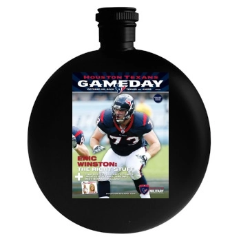 Houston Texans Round Flask