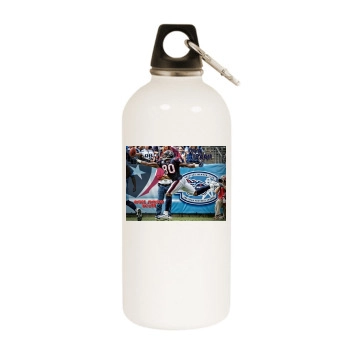 Houston Texans White Water Bottle With Carabiner