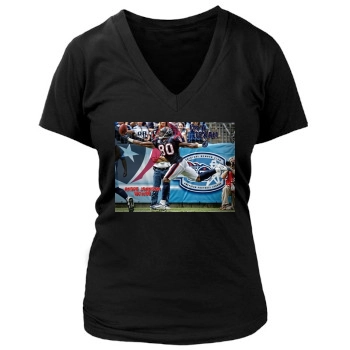 Houston Texans Women's Deep V-Neck TShirt