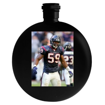 Houston Texans Round Flask