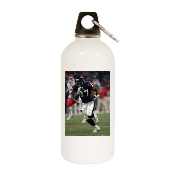 Houston Texans White Water Bottle With Carabiner