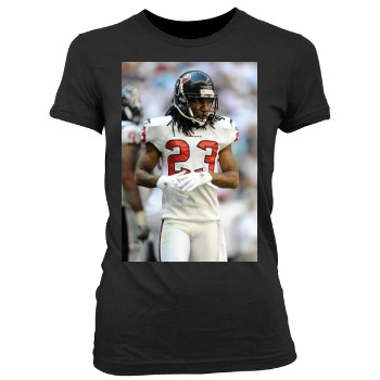 Houston Texans Women's Junior Cut Crewneck T-Shirt