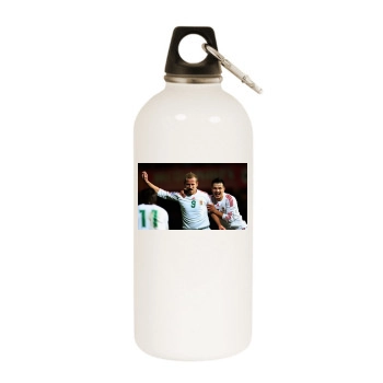 Hungary National football team White Water Bottle With Carabiner