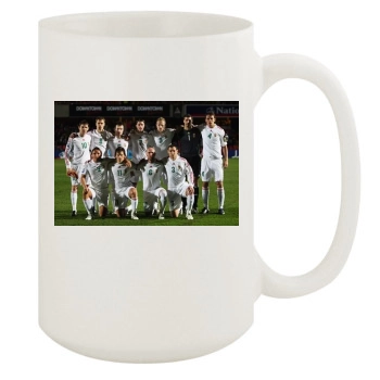 Hungary National football team 15oz White Mug