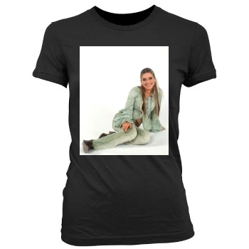 Jeanette Biedermann Women's Junior Cut Crewneck T-Shirt