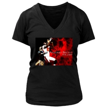 Tampa Bay Buccaneers Women's Deep V-Neck TShirt