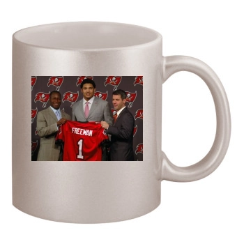 Tampa Bay Buccaneers 11oz Metallic Silver Mug