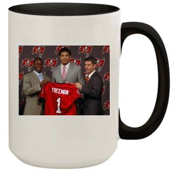 Tampa Bay Buccaneers 15oz Colored Inner & Handle Mug