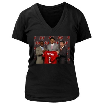 Tampa Bay Buccaneers Women's Deep V-Neck TShirt