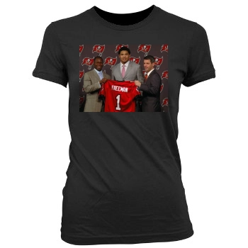 Tampa Bay Buccaneers Women's Junior Cut Crewneck T-Shirt