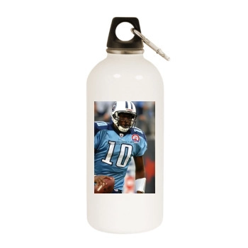 Tennessee Titans White Water Bottle With Carabiner