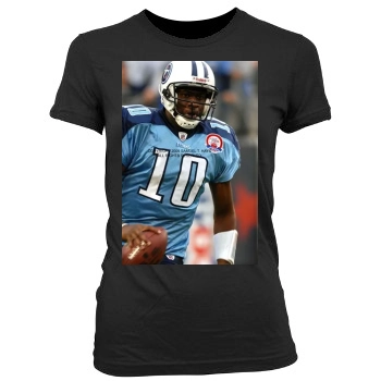 Tennessee Titans Women's Junior Cut Crewneck T-Shirt