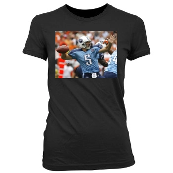 Tennessee Titans Women's Junior Cut Crewneck T-Shirt